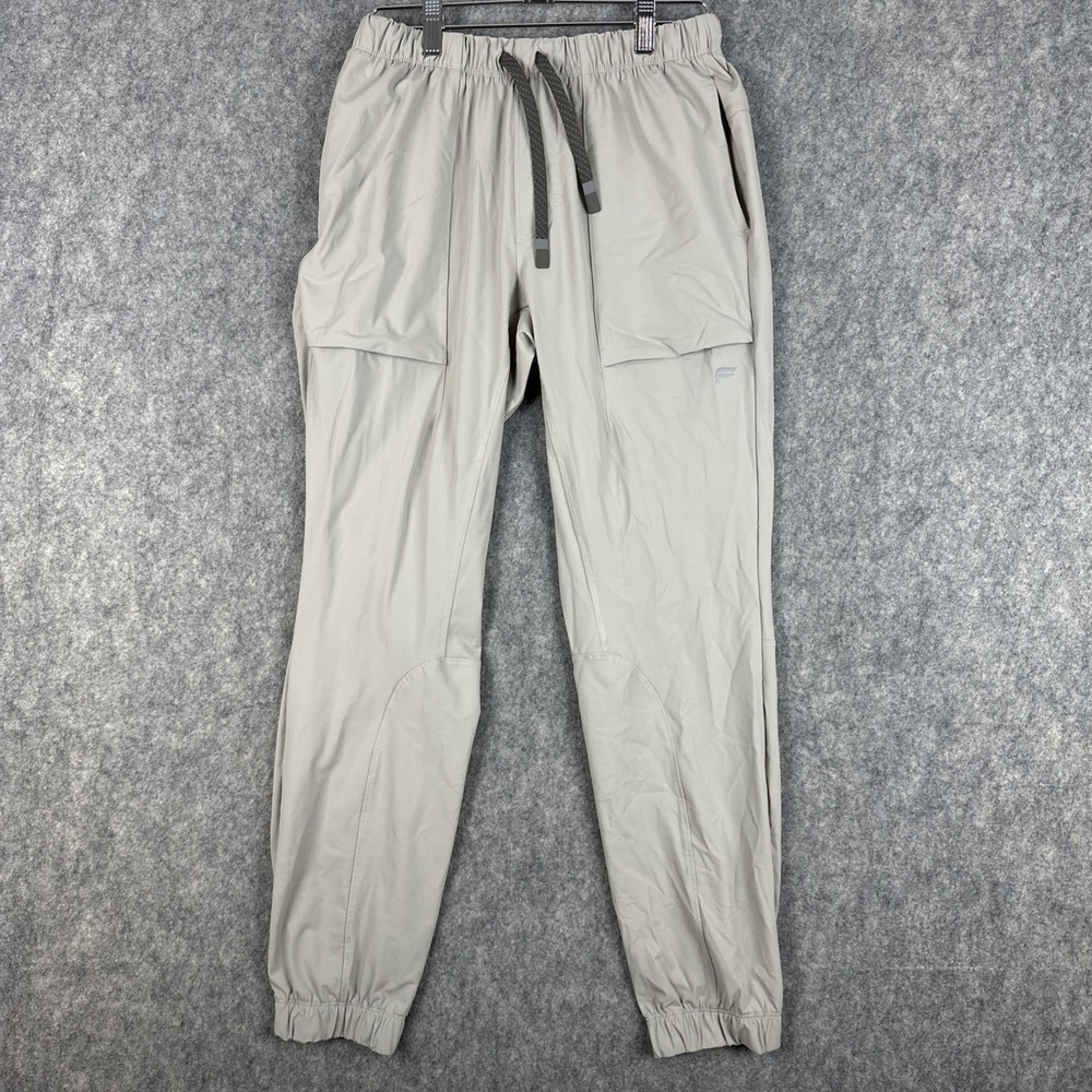 Fabletics Men The One Jogger Mens Size Small Light Gray Stretch Training Pants